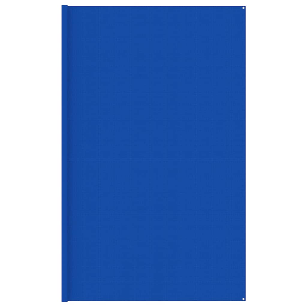 vidaXL Palapinės kilimėlis, mėlynos spalvos, 400x400cm, HDPE