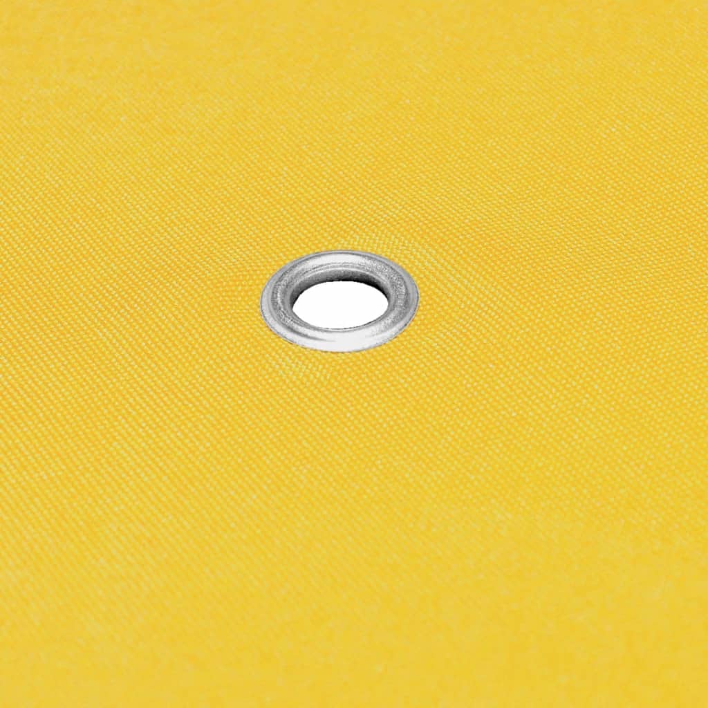 vidaXL Viršutinis pavėsinės uždangalas, geltonas, 3x3m, 270 g/m²