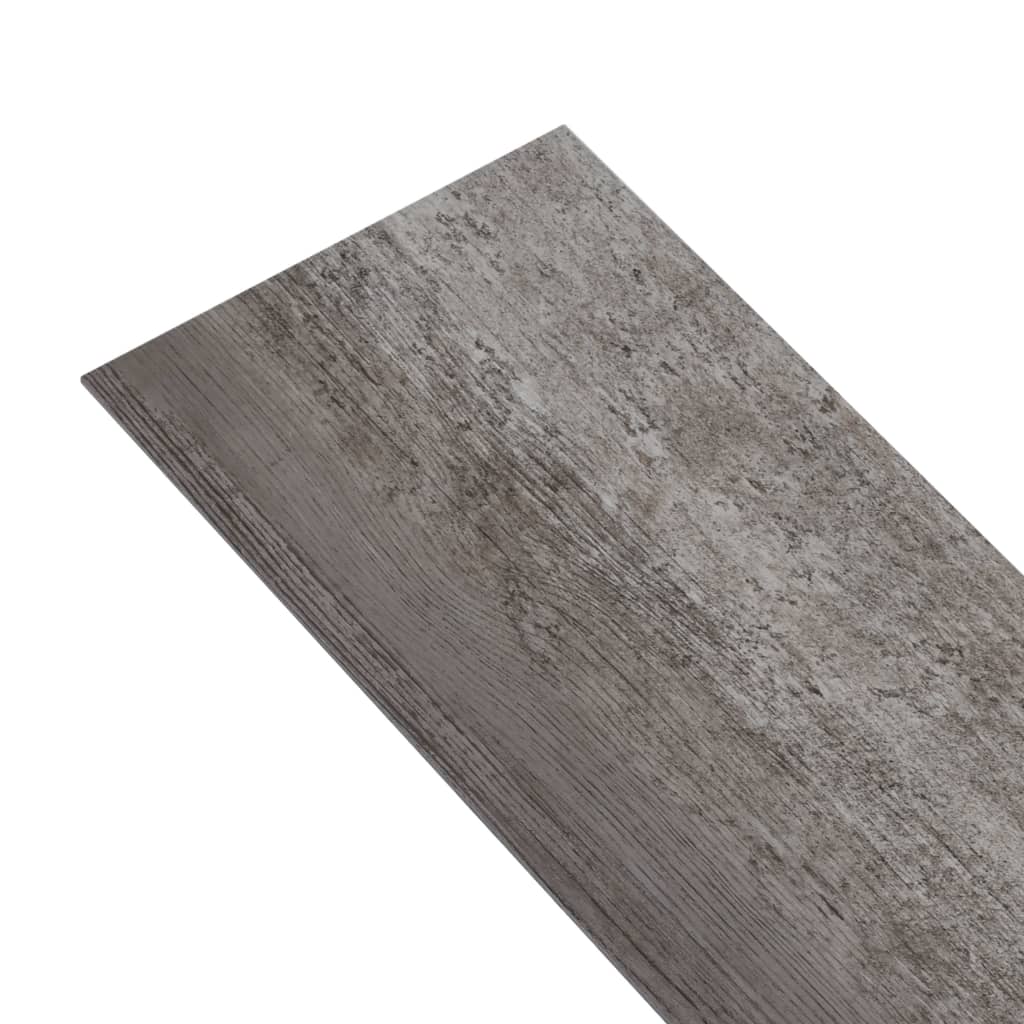 vidaXL Grindų plokštės, medienos, PVC, prilipdomos, 5,02m², 2mm