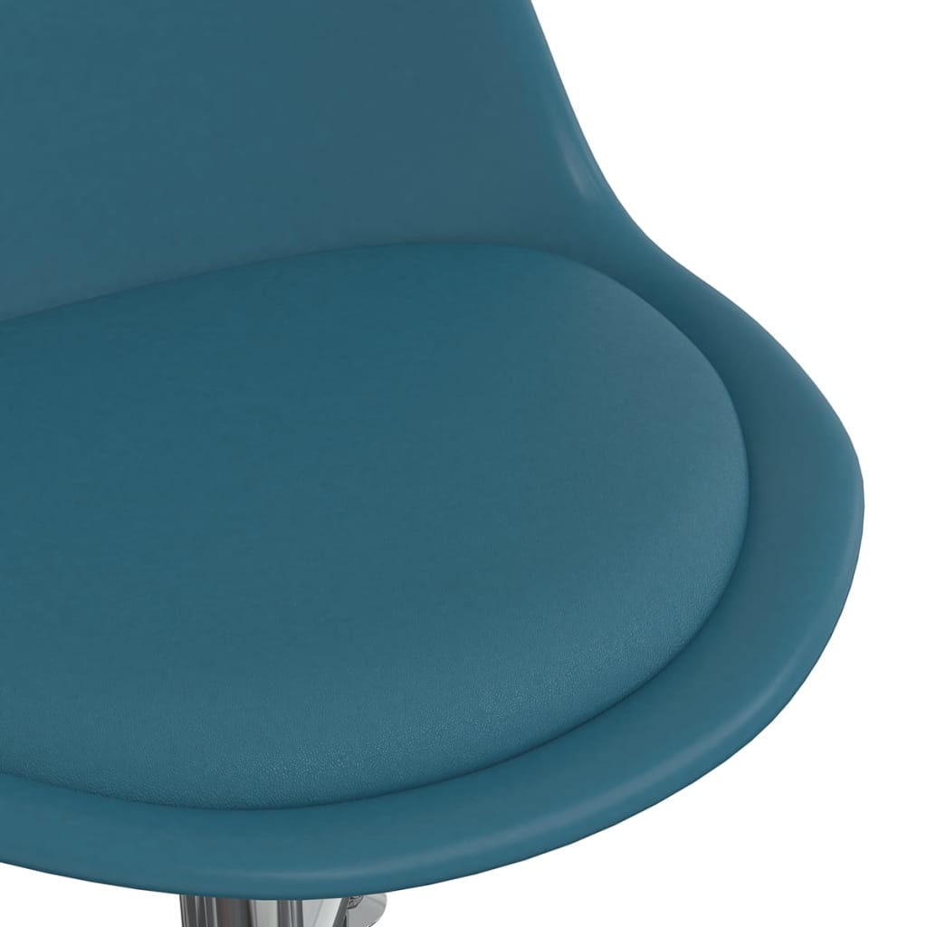 vidaXL Pasukama biuro kėdė, turkio spalvos, dirbtinė oda