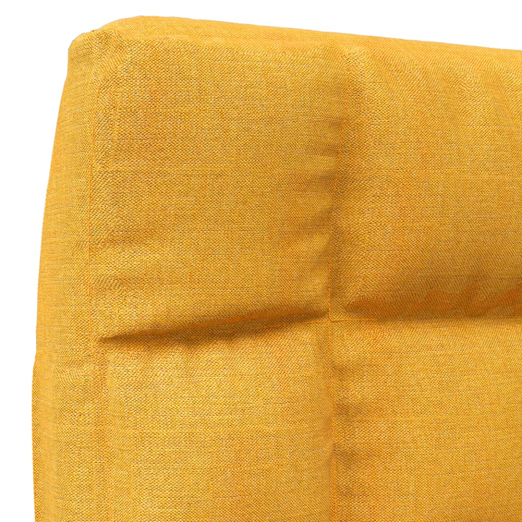 vidaXL Sulankstomas čiužinukas-kėdė, garstyčių geltonas, audinys