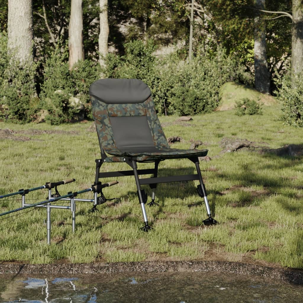 vidaXL Žvejybos kėdė su padukus nuo purvo turinčiomis kojomis