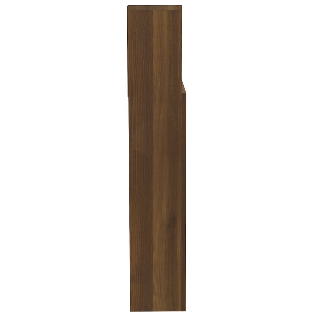 vidaXL Galvūgalis-spintelė, rudos ąžuolo spalvos, 200x19x103,5cm