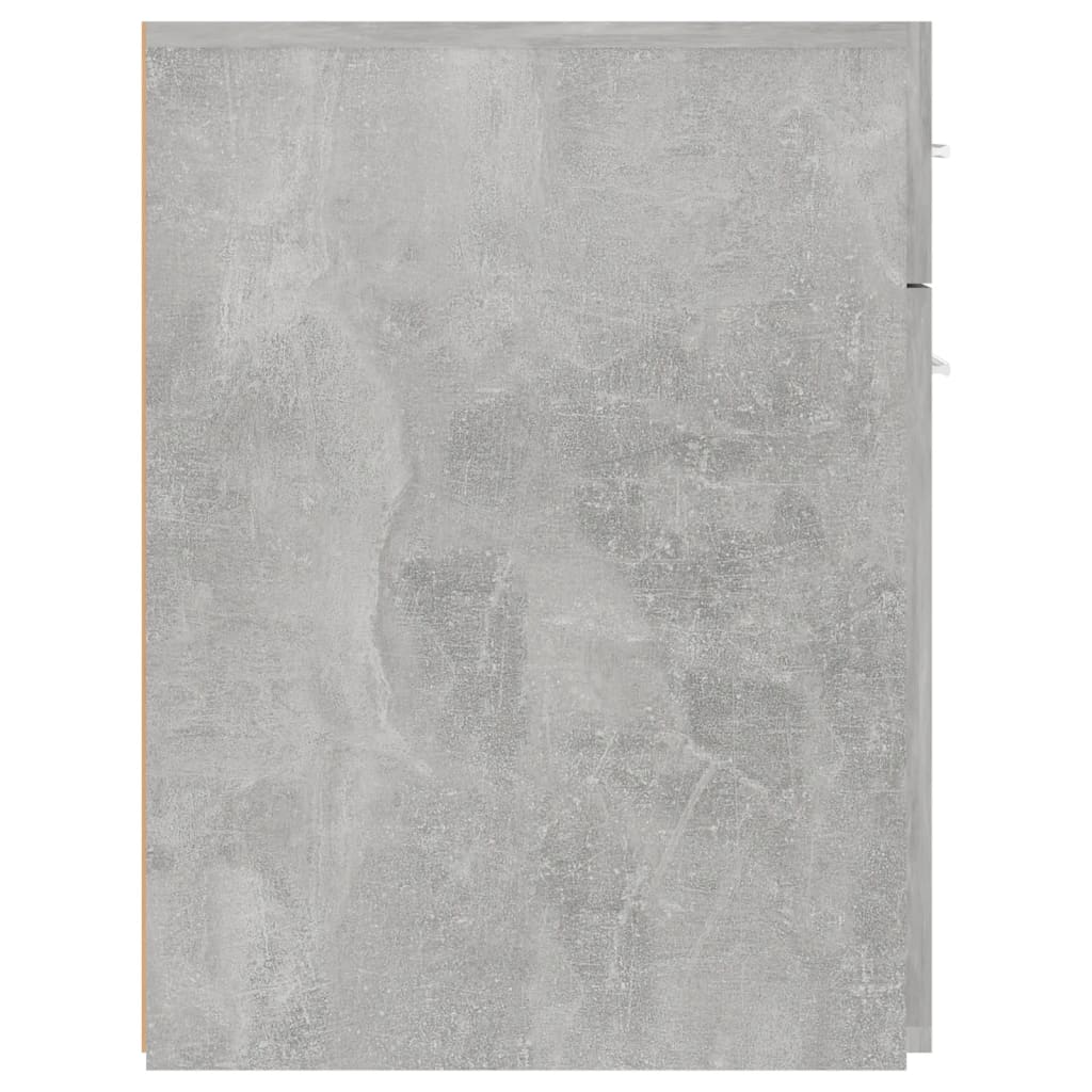 vidaXL Vaistų spintelė, betono pilkos spalvos, 20x45,5x60cm, MDP