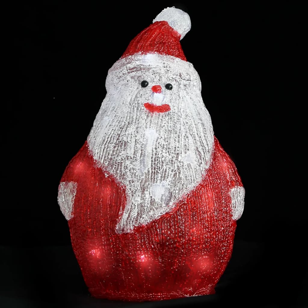 vidaXL Akrilinė kalėdinė LED dekoracija Kalėdų Senelis, 28cm