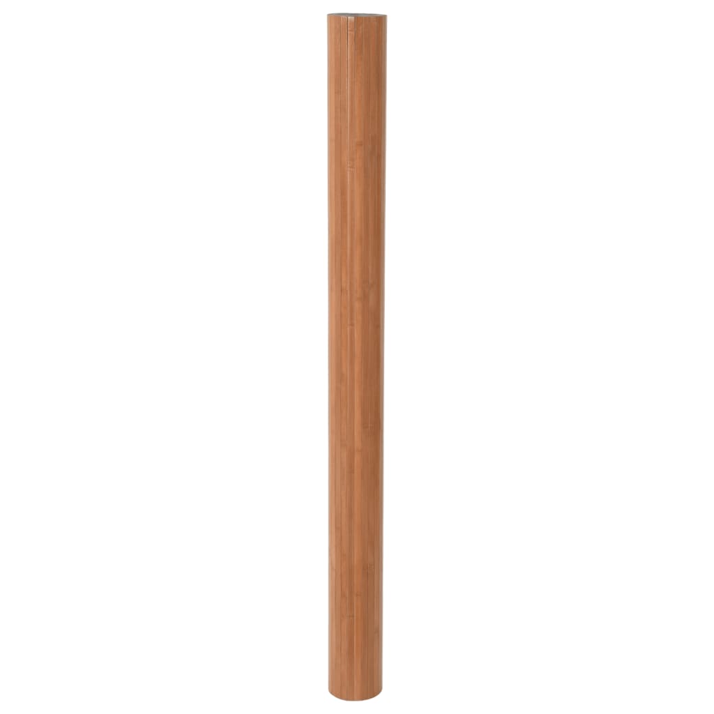 vidaXL Kambario pertvara, rudos spalvos, 165x400cm, bambukas