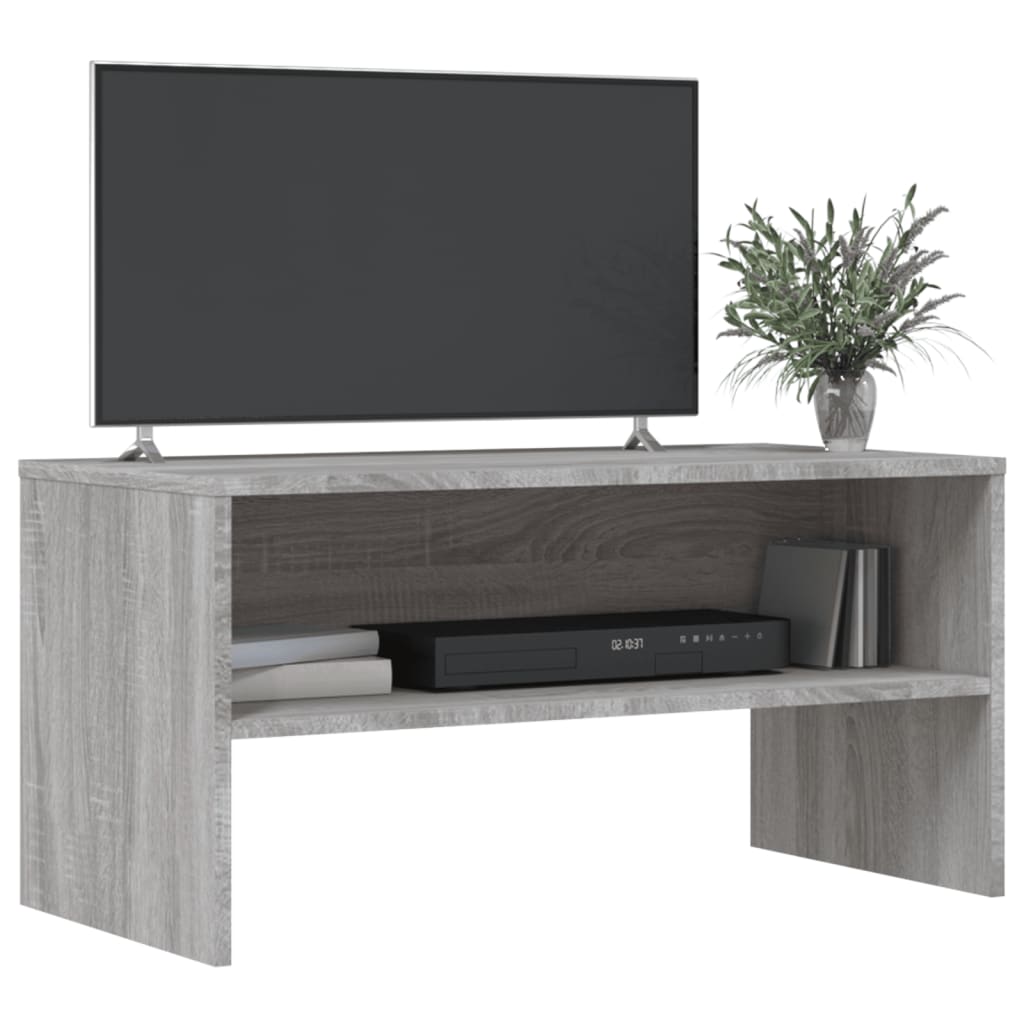 vidaXL TV spintelė, pilka ąžuolo, 80x40x40cm, apdirbta mediena