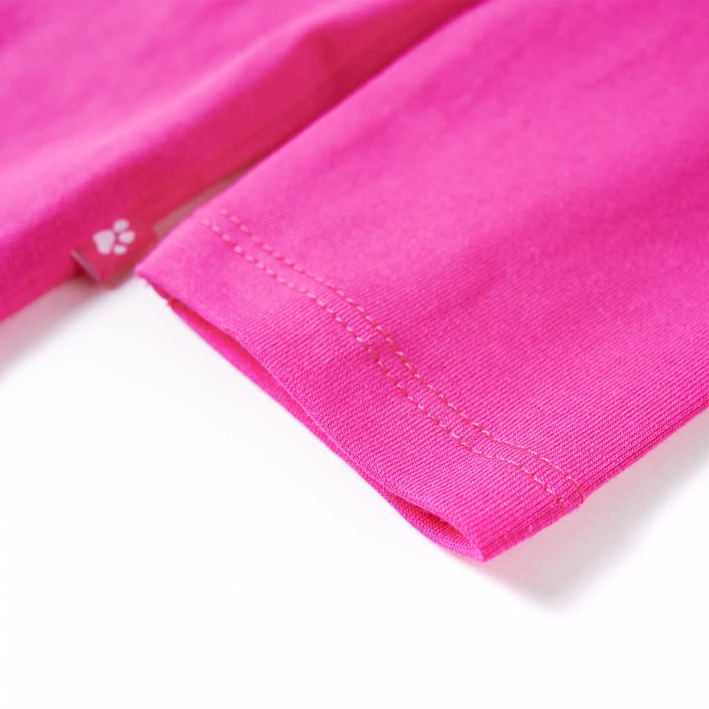 Vaikiški marškinėliai ilgomis rankovėmis, tamsiai rožiniai, 92 dydžio