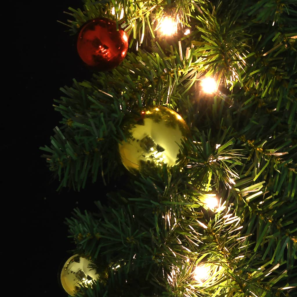 vidaXL Kalėdinė girlianda papuošta žaisliukais ir LED lemputėmis, 20m