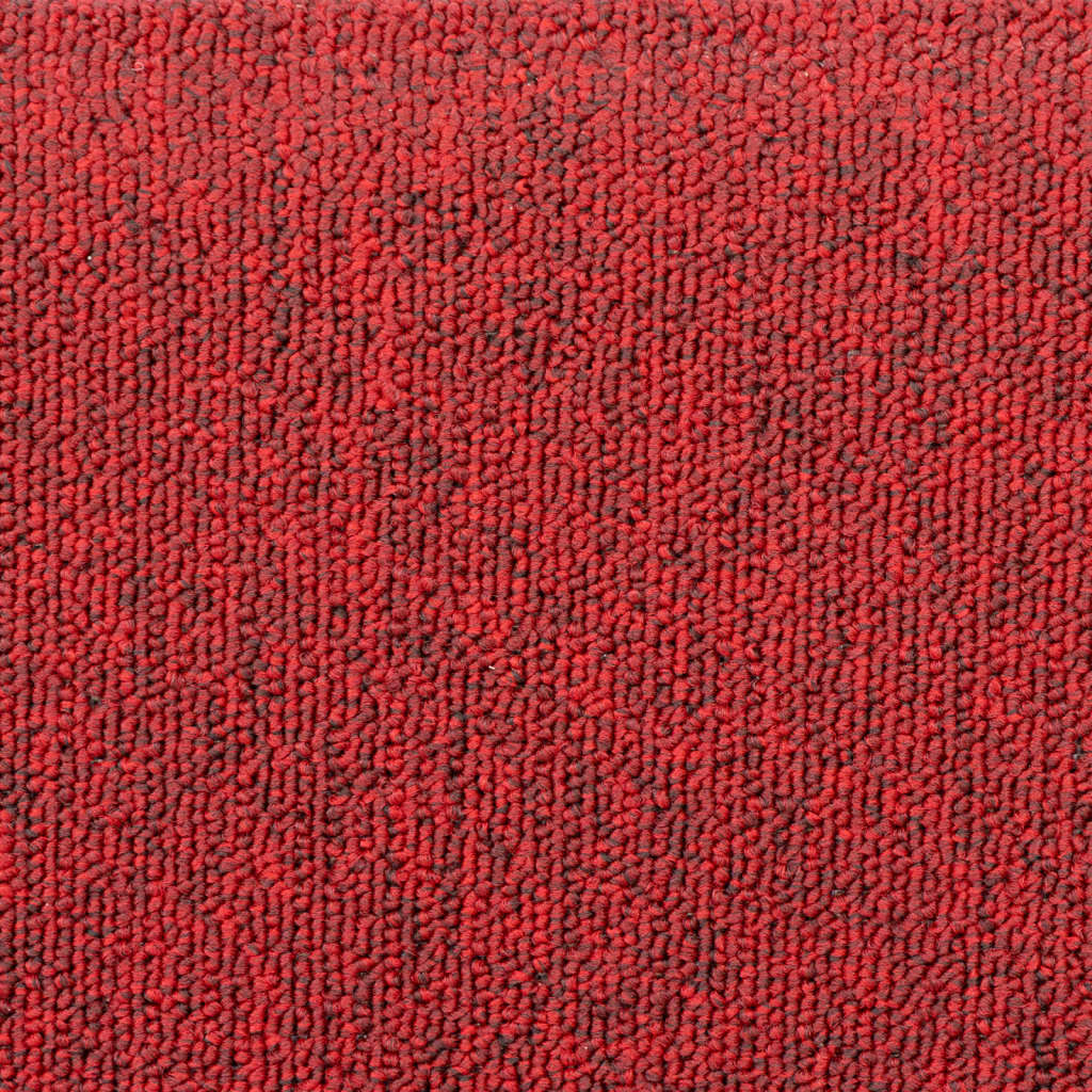 vidaXL Kilimėliai laiptams, 15vnt., raudono vyno spalvos, 65x24x4cm