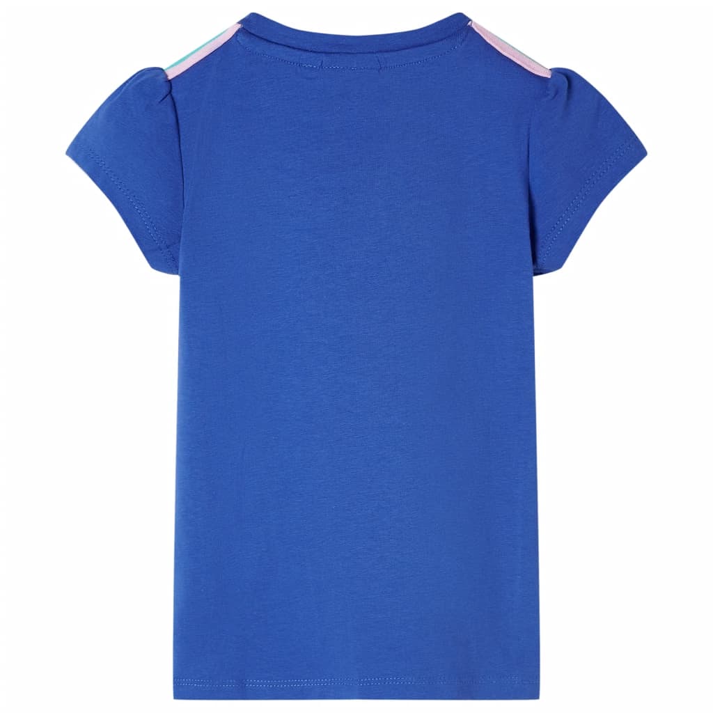 Vaikiški marškinėliai, kobalto mėlynos spalvos, 92 dydžio
