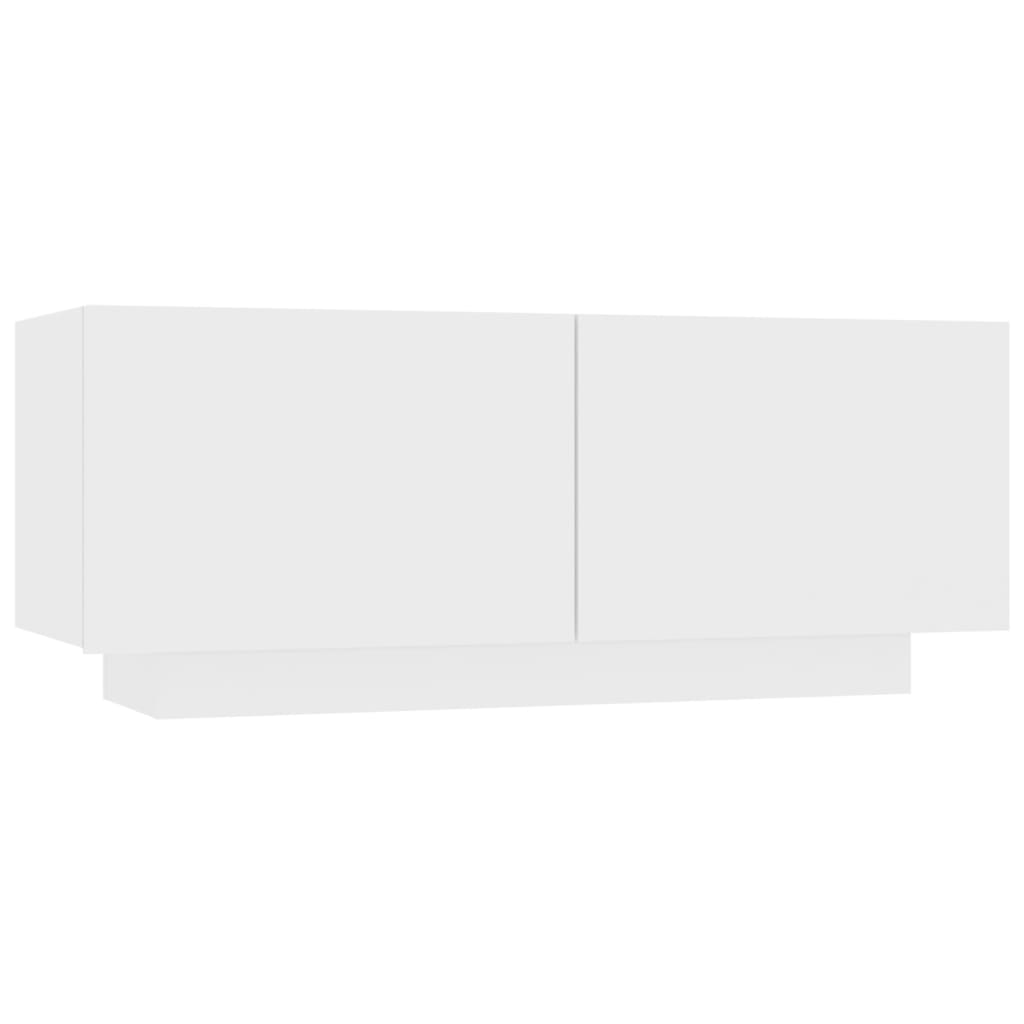 vidaXL Naktinė spintelė, baltos spalvos, 100x35x40cm, MDP