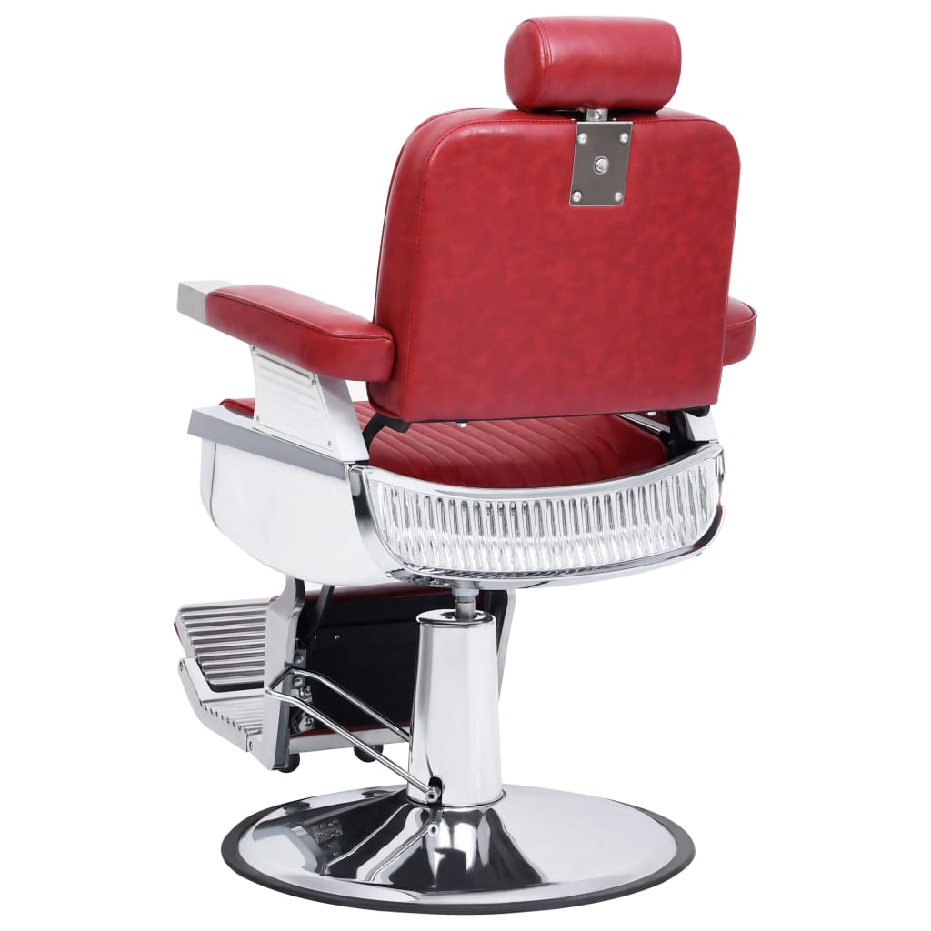 vidaXL Kirpėjo kėdė, raudona, 68x69x116 cm, dirbtinė oda