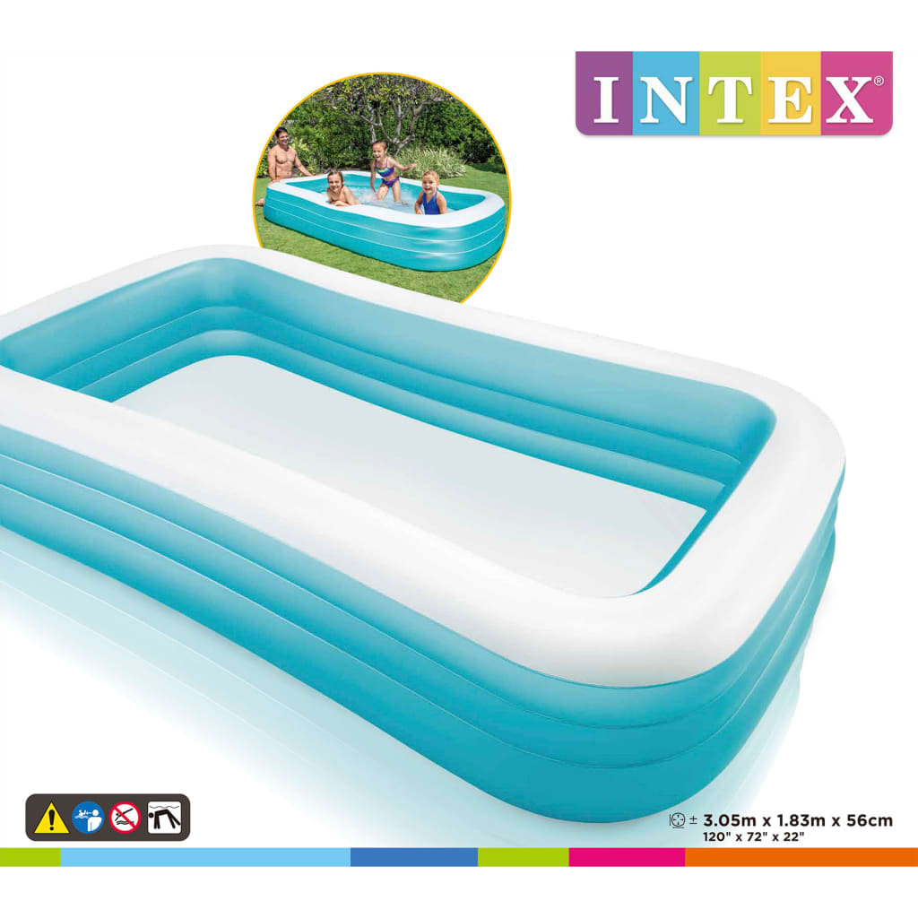 Intex Swim Center Baseinas šeimai, 305x183x56cm