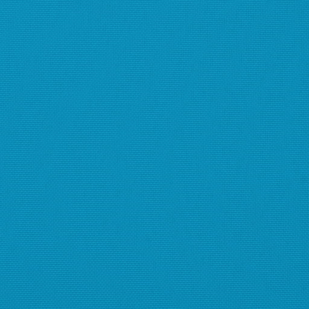 vidaXL Paletės pagalvėlė, mėlynos spalvos, 120x80x12cm, audinys