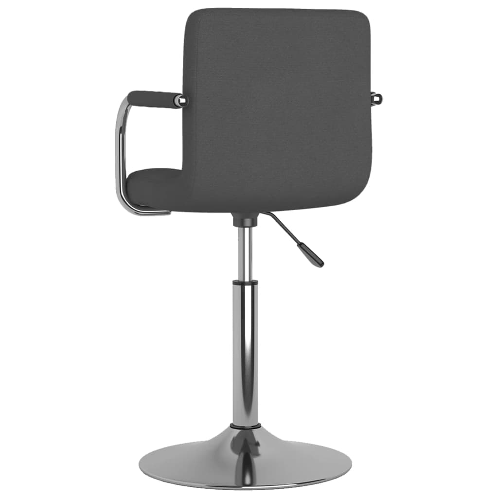 vidaXL Valgomojo kėdė, tamsiai pilkos spalvos, audinys (334544)
