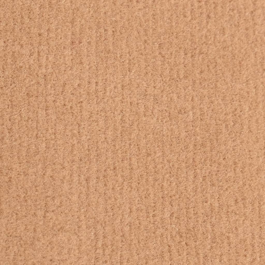 vidaXL Kilimas-takelis, smėlio spalvos, 100x500cm, BCF