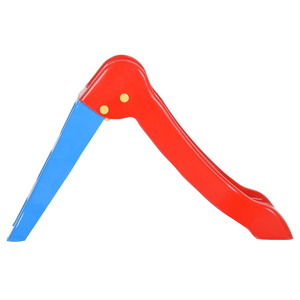 vidaXL Vaikiška čiuožykla, įvairių spalvų, 111cm, sulankstoma