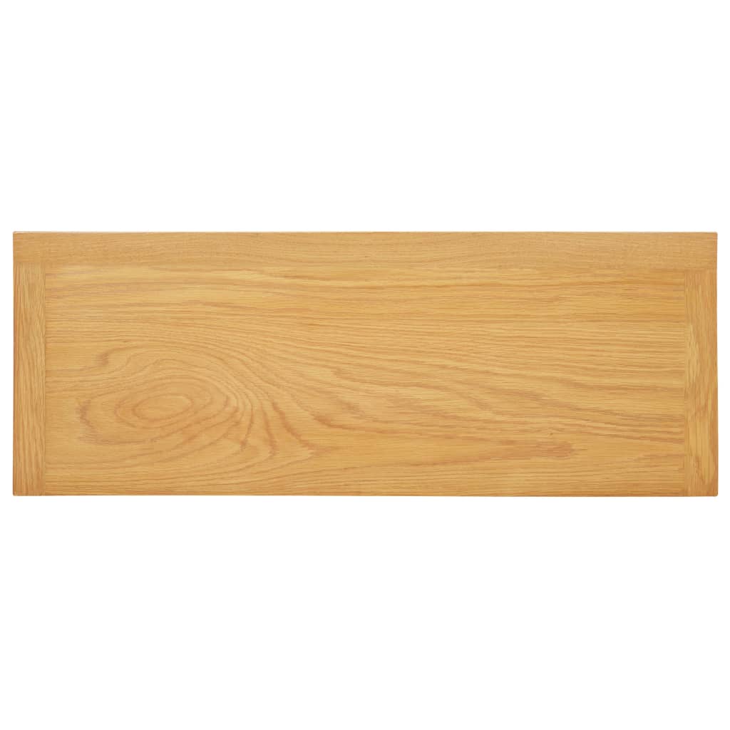 vidaXL Konsolinis staliukas, 83x30x73cm, ąžuolo medienos masyvas