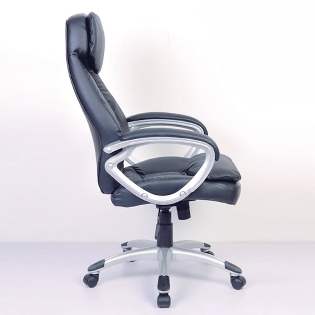 Odinė Dizainerio Biuro Kėdė, Juoda