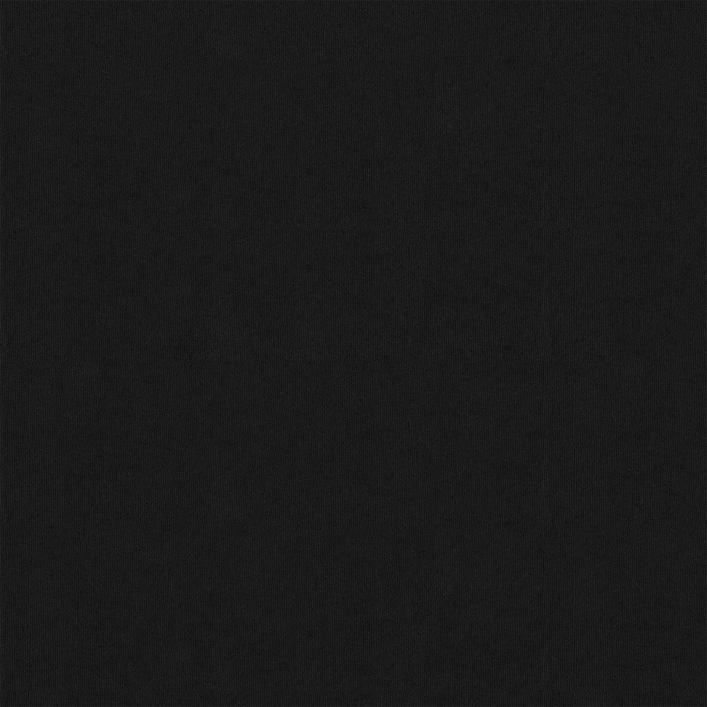 vidaXL Balkono pertvara, juodos spalvos, 75x500cm, oksfordo audinys