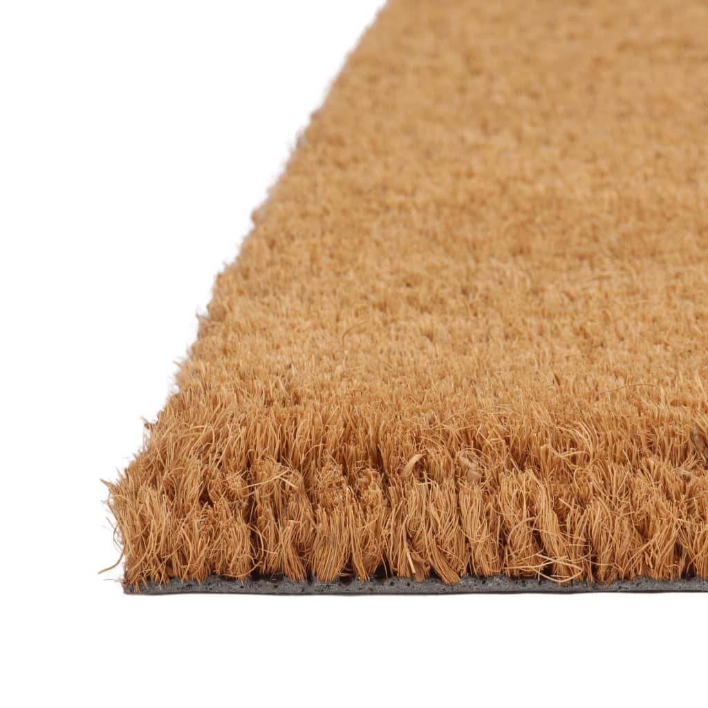 vidaXL Durų kilimėlis, natūralus, 90x150cm, kokoso pluoštas