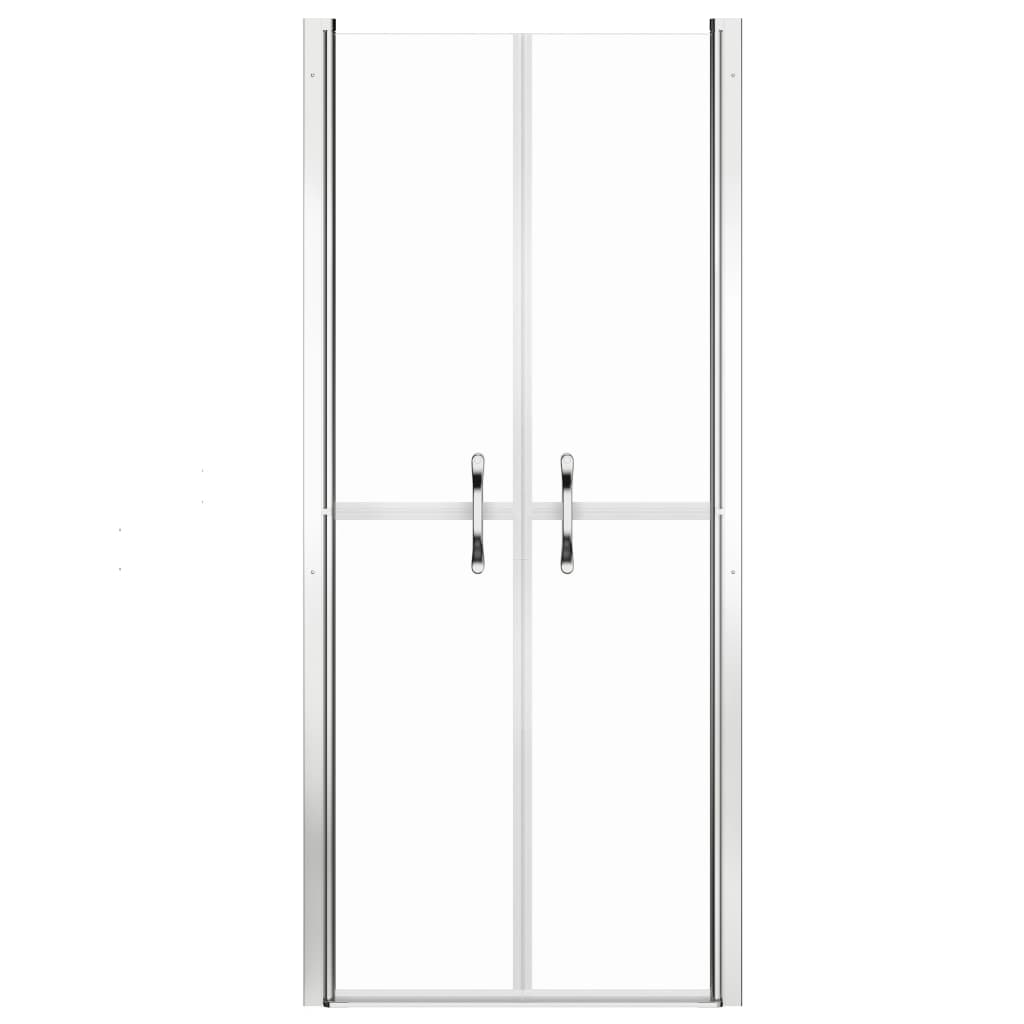 vidaXL Dušo durys, skaidrios, 91x190cm, ESG