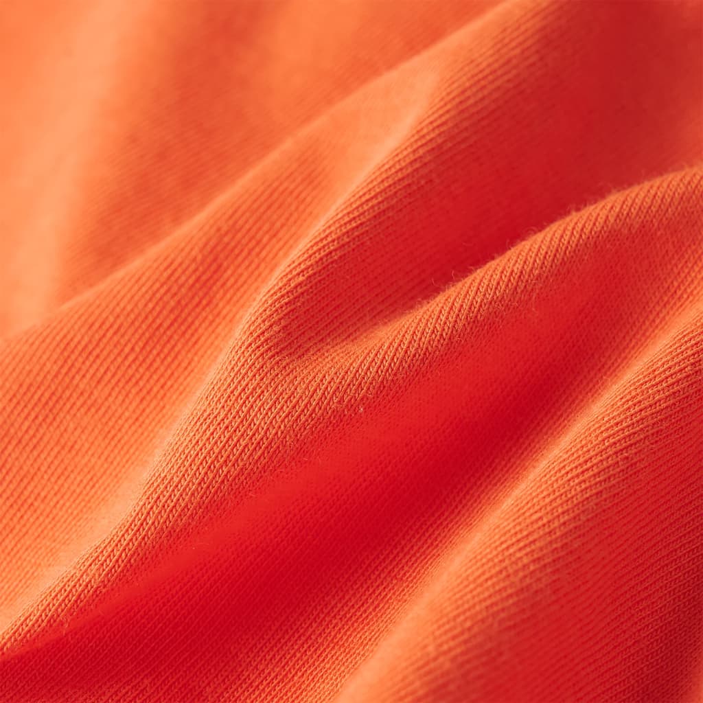 Vaikiški marškinėliai, ryškiai oranžinės spalvos, 92 dydžio