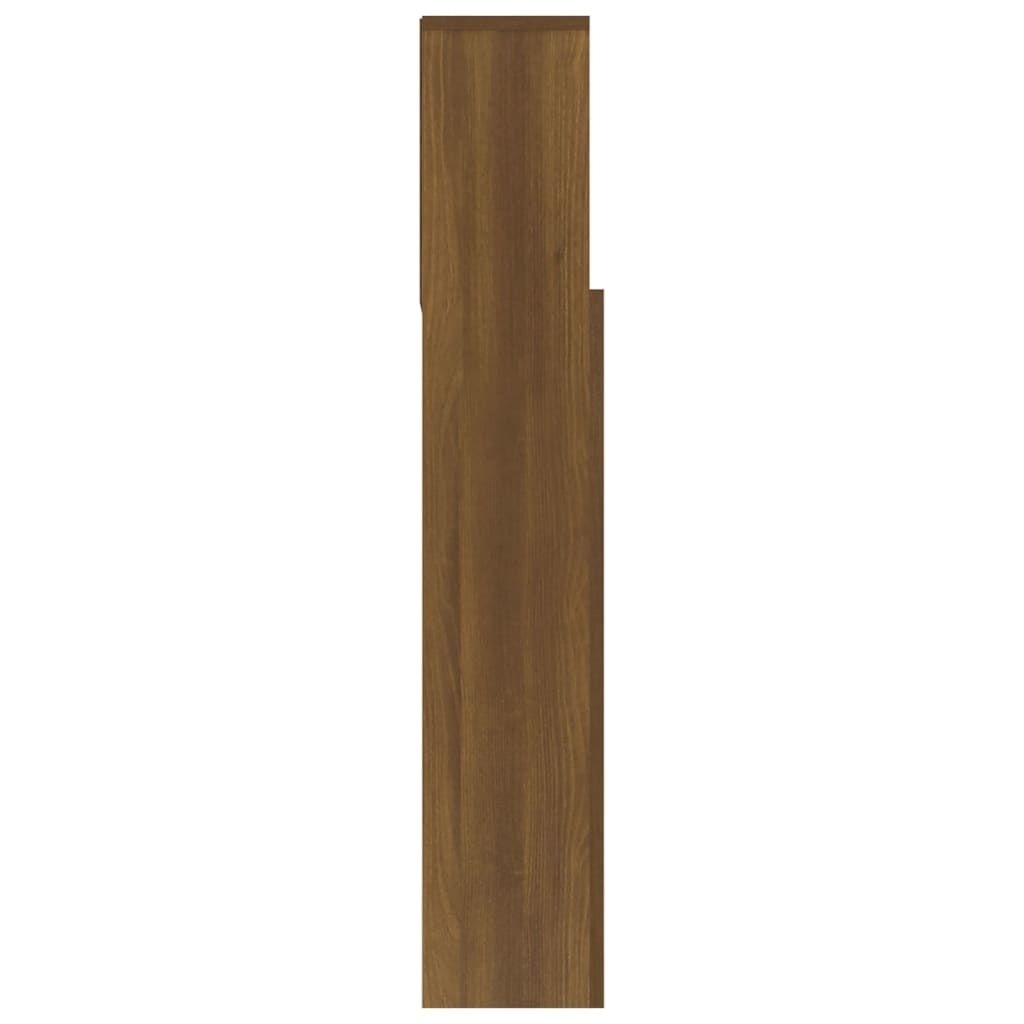 vidaXL Galvūgalis-spintelė, rudos ąžuolo spalvos, 180x19x103,5cm