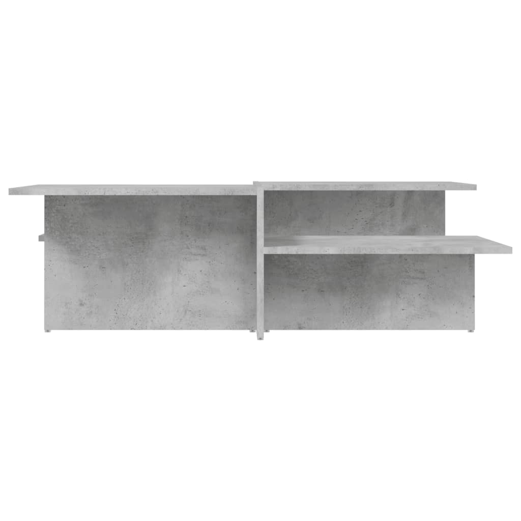 vidaXL Kavos staliukai, 2vnt., betono pilkos spalvos, apdirbta mediena