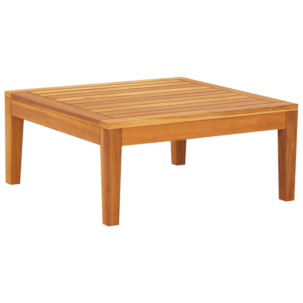 vidaXL Sodo stalas, 64x64x29cm, akacijos medienos masyvas