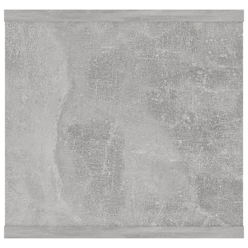 vidaXL Sieninė lentyna, betono pilkos spalvos, 102x30x29cm, MDP