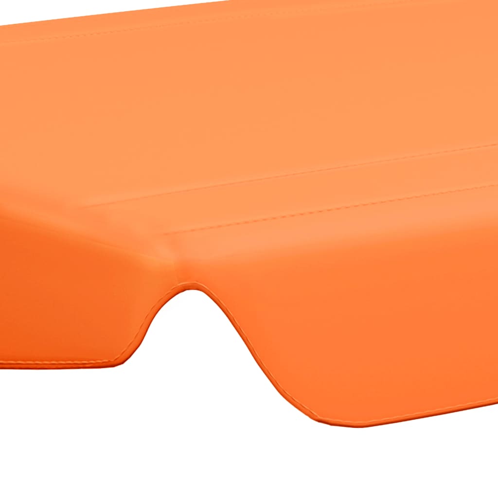 vidaXL Pakaitinis skliautas sodo sūpynėms, oranžinis, 150/130x105/70cm