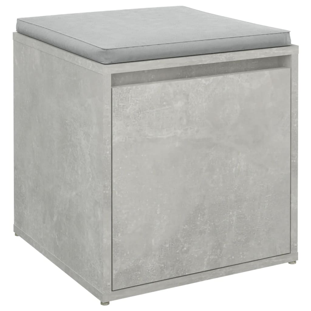 vidaXL Dėžė-stalčius, betono pilka, 40,5x40x40cm, apdirbta mediena
