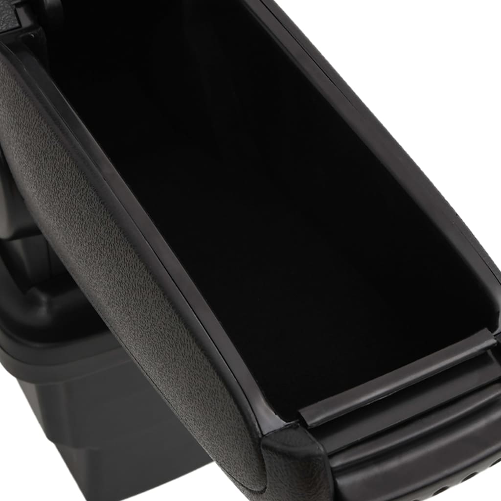 vidaXL Automobilio porankis, juodos spalvos, 17x32x(37-53)cm, ABS