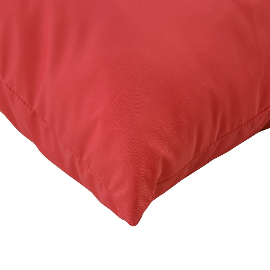 vidaXL Pagalvėlės, 4vnt., raudonos spalvos, 60x60cm, audinys