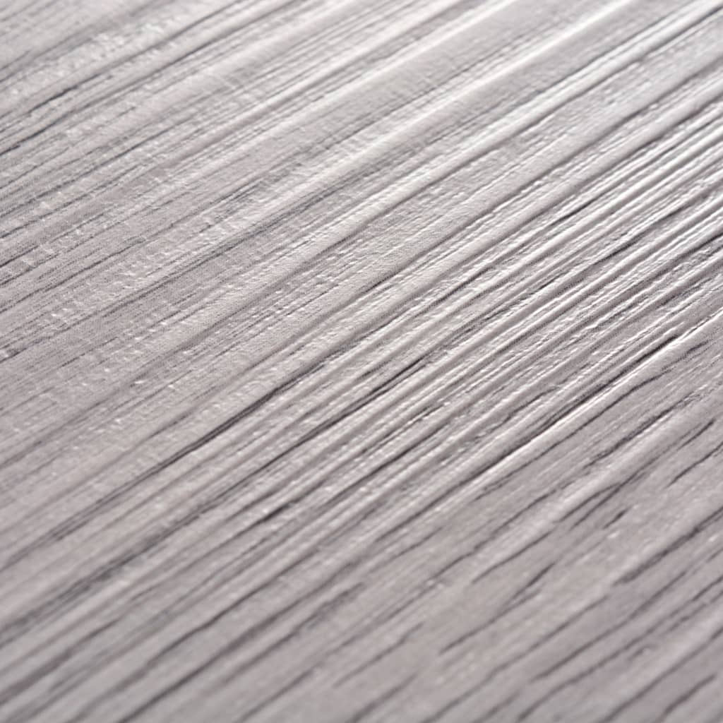vidaXL Grindų plokštės, tamsiai pilkos, PVC, 4,46m², 3mm, nelipnios