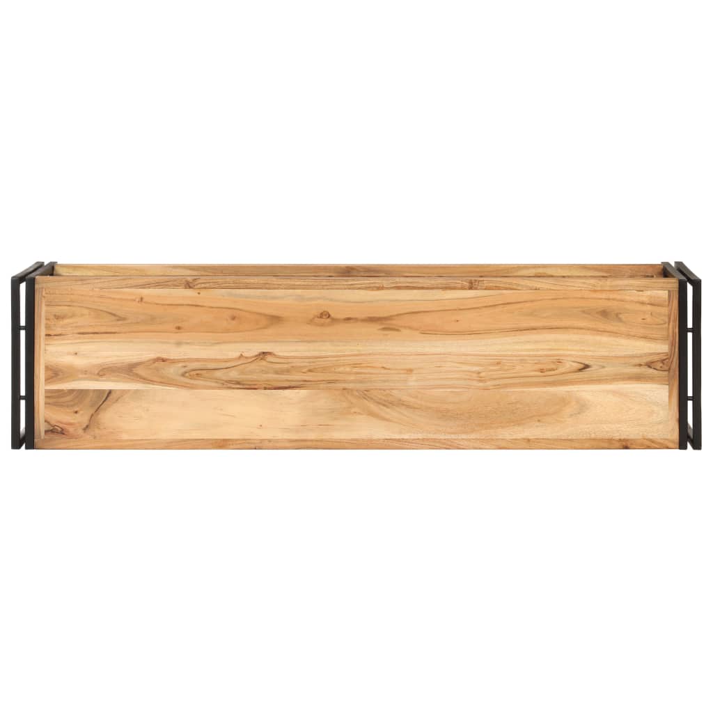 vidaXL Televizoriaus spintelė, 120x30x40cm, akacijos medienos masyvas