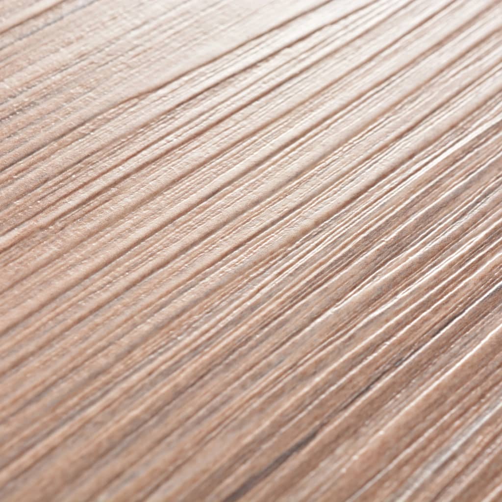 vidaXL Grindų plokštės, ąžuolo rudos, PVC, 5,21m², 2mm