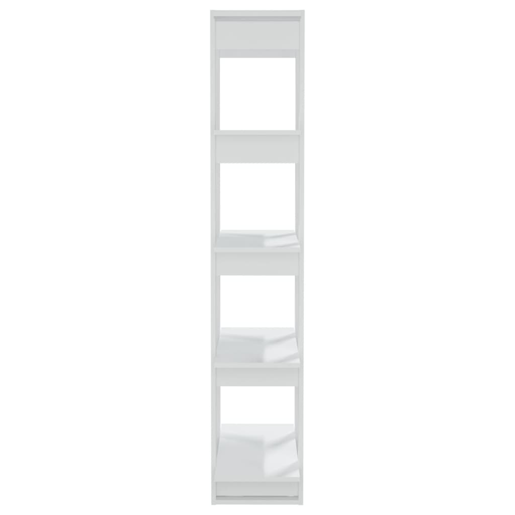 vidaXL Spintelė knygoms/kambario pertvara, balta, 80x30x160cm, MDP