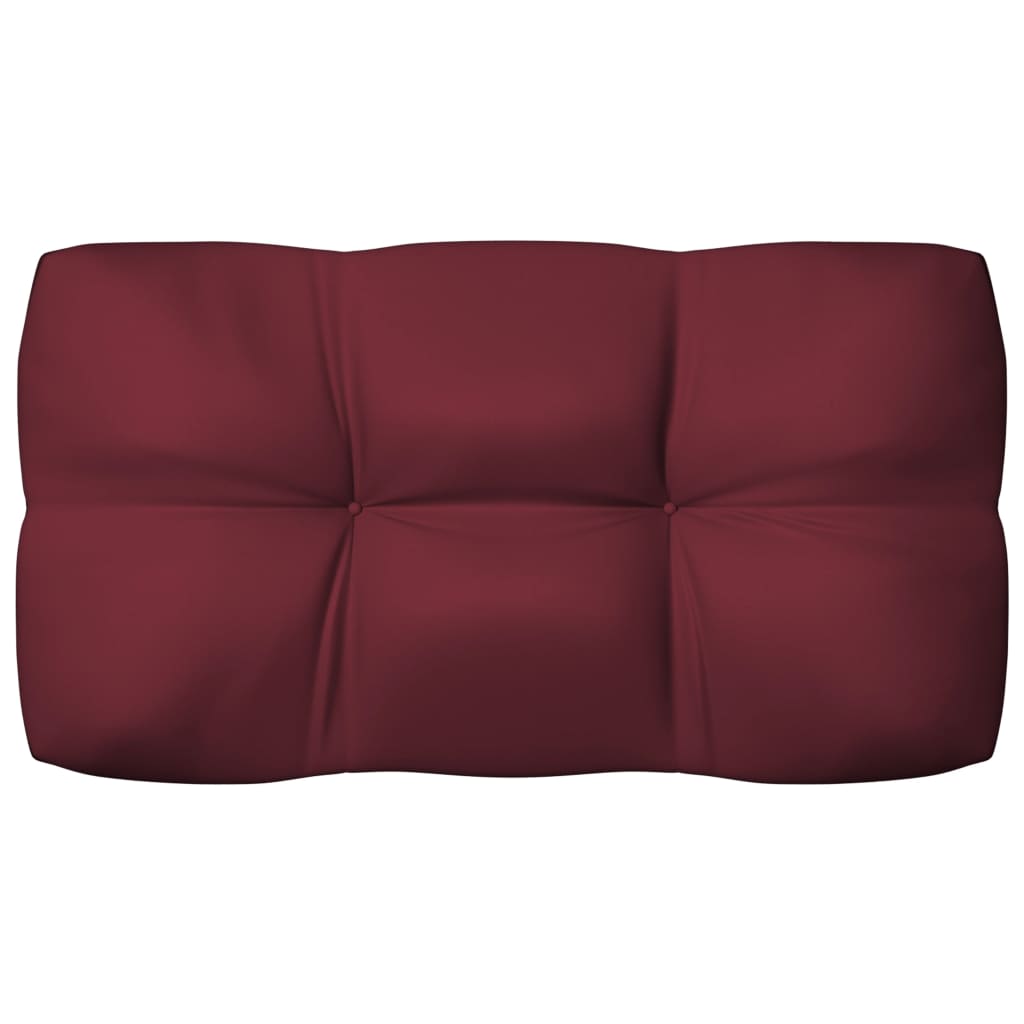 vidaXL Pagalvėlės sofai iš palečių, 7vnt., raudonojo vyno spalvos
