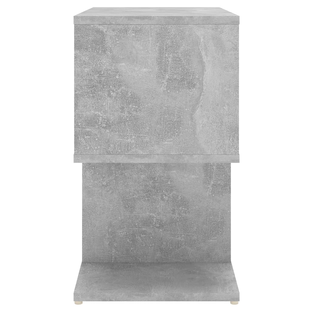 vidaXL Naktinės spintelės, 2vnt., betono pilkos, 50x30x51,5cm, MDP