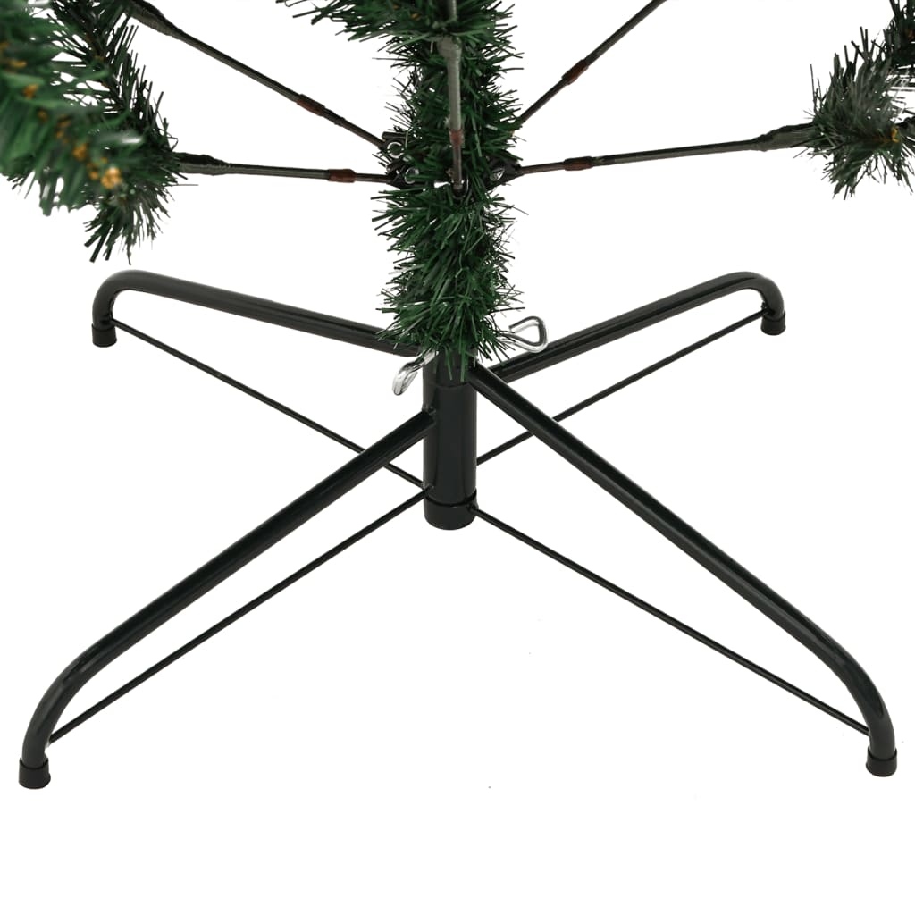 vidaXL Dirbtinė Kalėdų eglutė su šarnyrinėmis šakomis/stovu, 150cm