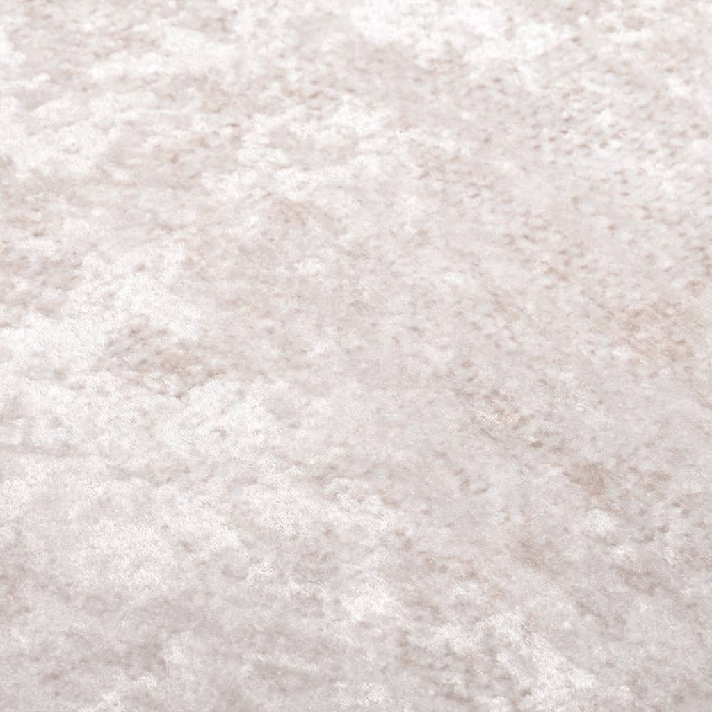 vidaXL Kilimas, šviesus smėlio, 80x150cm, neslystantis, skalbiamas