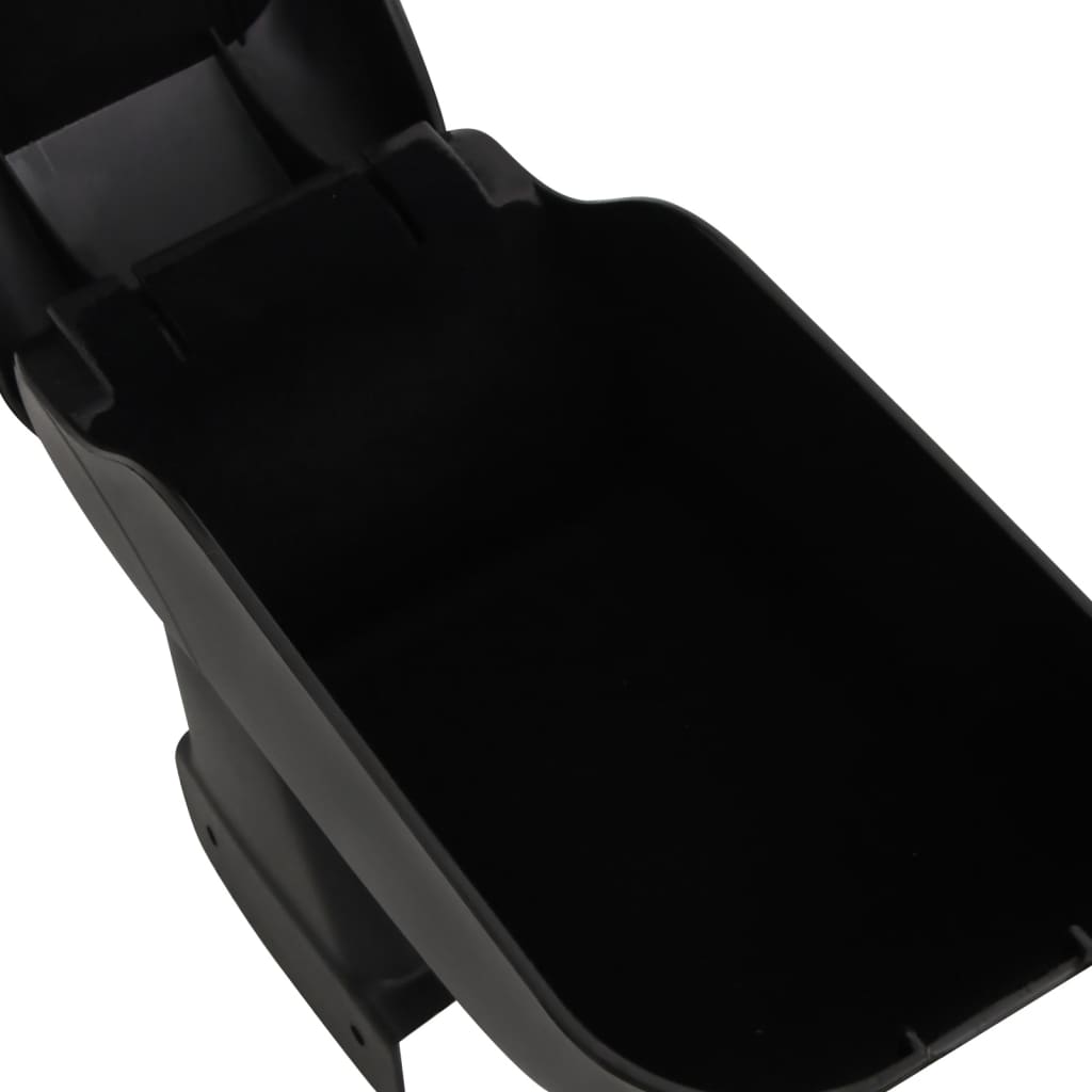 vidaXL Automobilio porankis, juodos spalvos, 13x31x(31-44)cm, ABS