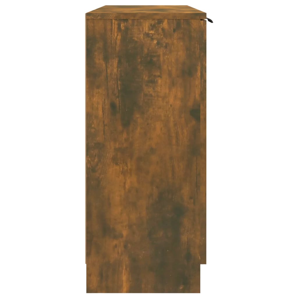 vidaXL Šoninė spintelė, dūminio ąžuolo, 90,5x30x70cm, apdirbta mediena