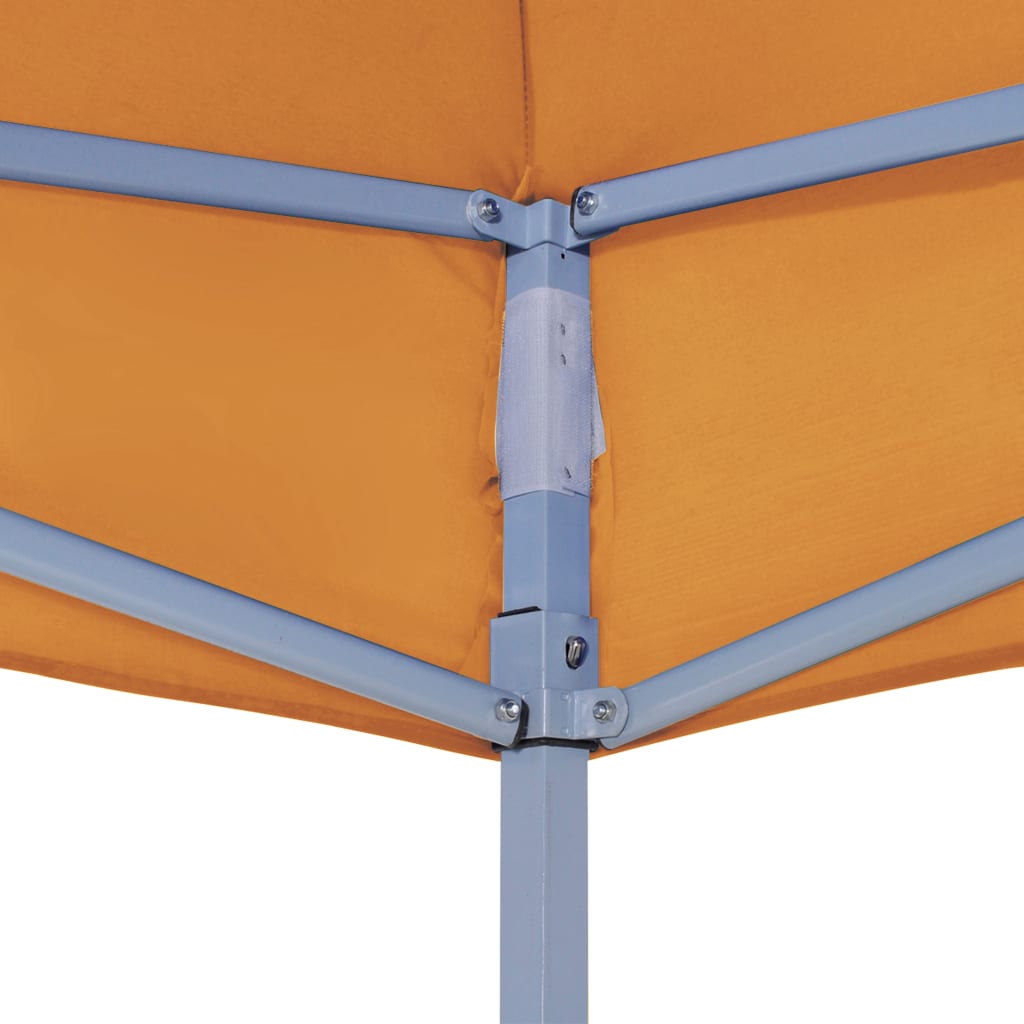 vidaXL Proginės palapinės stogas, oranžinės spalvos, 4x3m, 270 g/m²