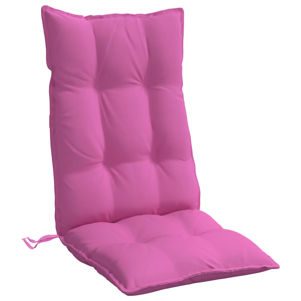 vidaXL Kėdės pagalvėlės, 2vnt., rožinės spalvos, oksfordo audinys