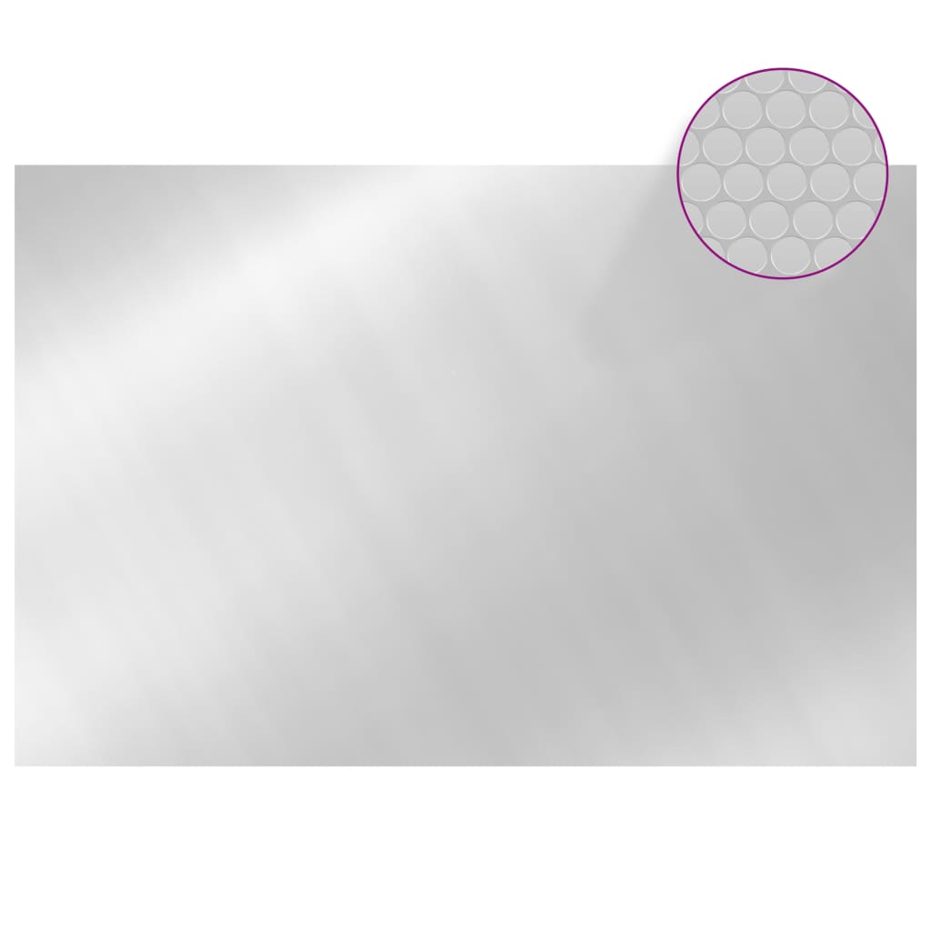 vidaXL Baseino uždangalas, sidabrinės spalvos, 300x200cm, PE