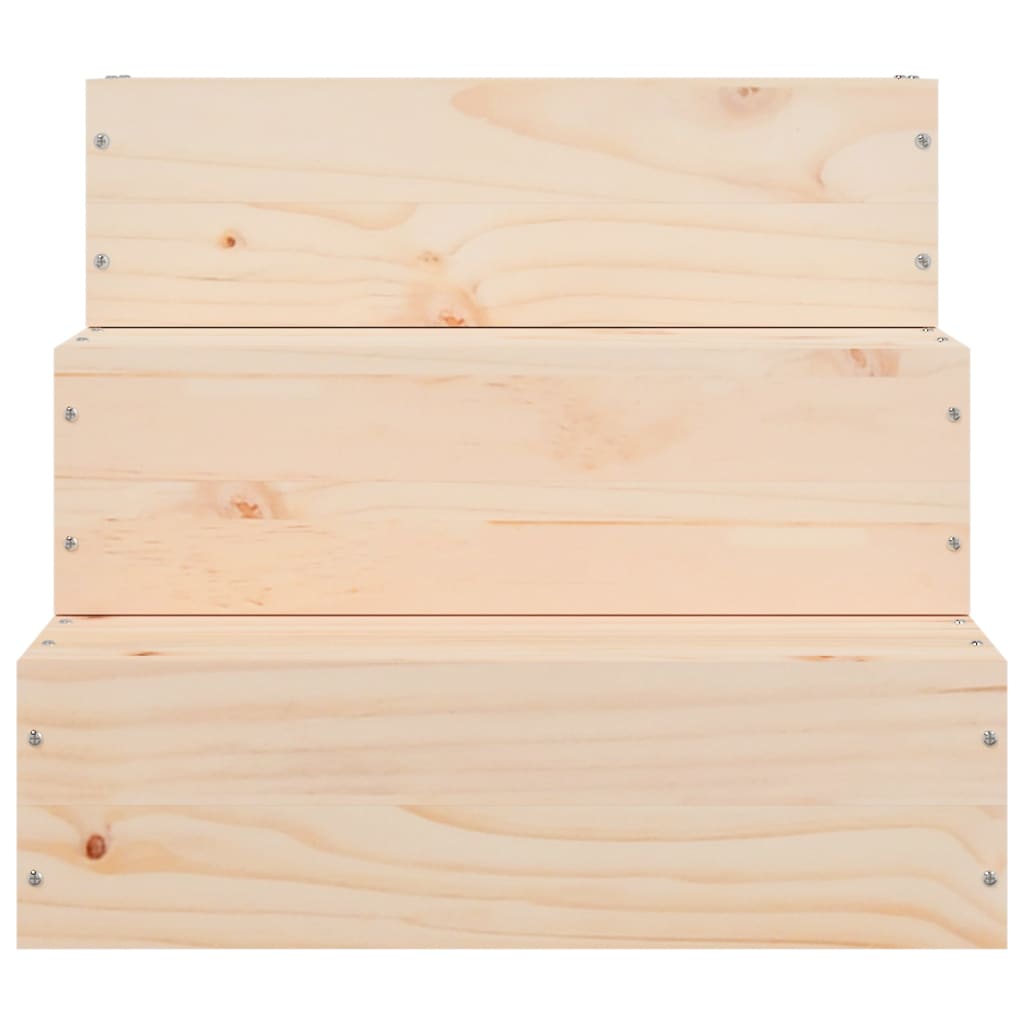 vidaXL Laipteliai augintiniams, 40x37,5x35cm, pušies medienos masyvas